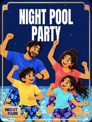 Night Pool Party